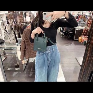 Mercer Extra-Small Pebbled Leather Crossbody Bag